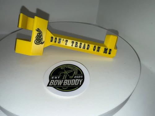 Original Twist-On 2.0 Bow Buddy – Nearly Universal Archery Bow and Gear Hanger for Trucks & SUVs – Rubber Protector and Spacer Ring Included | Made in USA | Quick No-Tool Install (Don't Tread On Me)