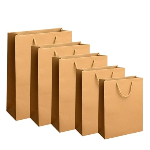 Sac en papier kraft kaki grand format haute résistance imprimé
