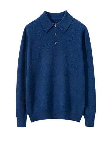 Dcvmvmn Men Cashmere Knit Jumper Soft Warm Full Sleeve Pullover Solid Color Male Casual Sweater