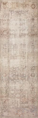 Loloi Amber Lewis Georgie Collection GER-02 Ocean/Sand 3'-9" x 5'-6", .19" Pile Height, Accent Rug