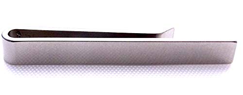 Ivy Design Tie Clip/Bar, Stainless Steel Silver Tone