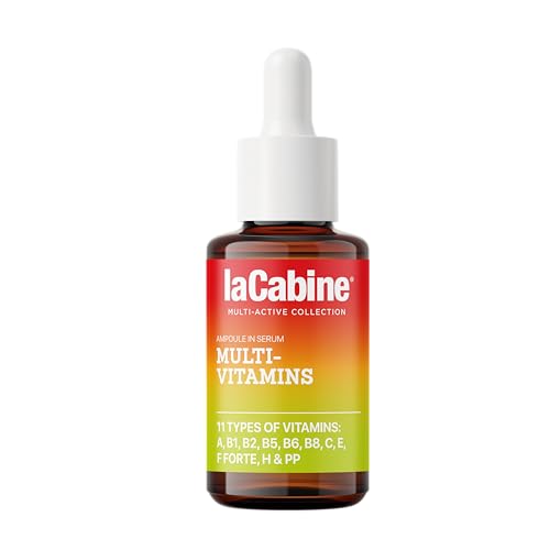 laCabine Sérum Facial Multi-Vitamins – Complejo de 10 Vitaminas + Vitamina F Forte, Nutrición Intensiva, Antioxidante, Antiedad y Regenerador Celular