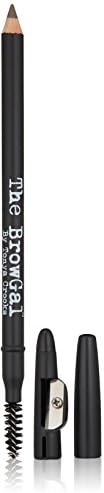 3 in 1, Skinny Eyebrow Pencil - 02 with Sharpener Cap & Spoolie Brush - Draws Tiny Brow Hairs & Fills in Sparse Areas & Gaps, Sharp Enable, Longwear, Long Lasting – "7.4 In, Espresso