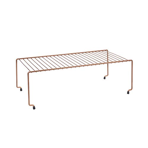 Metaltex 'Brooklyn' Stackable Shelf, Polytherm Copper, 47 x 23 x 15 cm