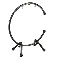 Sonic Energy Tisch Gong Ständer – Zubehör für Gongs und Tam Tams bis 33 cm – Pulverbeschichteter Stahl, schwarz (TMTGS-S)