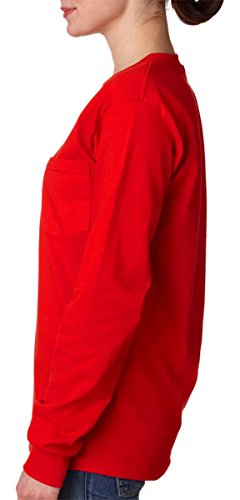 Image of Gildan Men's Heavy Cotton Long Sleeve T-Shirt, Style G5400, 2-Pack