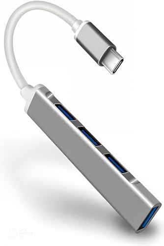 Adaptador Multiporta USB Hub tipo C, USB Dock Station com 4 Porta...