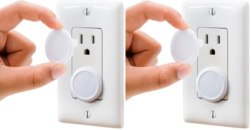 Outlet Covers Baby Proofing (100 Pack) Safe &amp; Secure Electric Plug Protectors | Sturdy Childproof Socket Covers for Home &amp; Office | Easy Installation | Protect Toddlers &amp; Babies | White