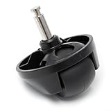 Replacement Front Caster Wheel Front Castor Wheel Assembly for Pro Self Empty Robot Vacuum, Fits for Bo-bsweep for RC400, Enhanced Cleaning Efficiency