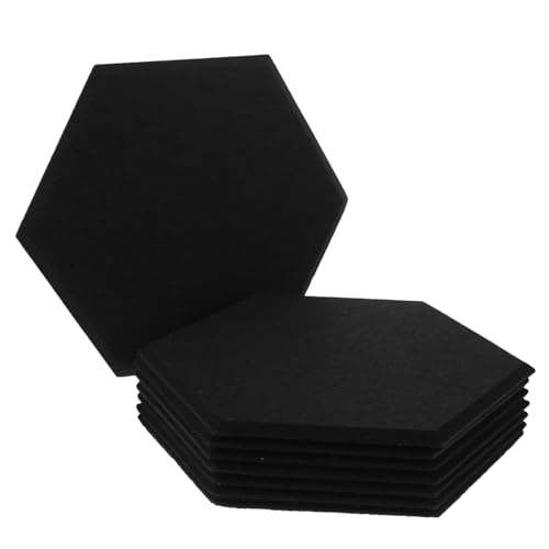 Mikinona 8pcs Paneles Acústicos de Fieltro Absorbentes de Sonido para Reducción de Ruido en Estudios, Oficinas y Hogares miniatura 1