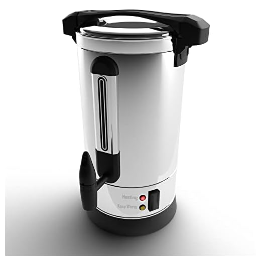 Shabbat Hot Water Urn Boiler with Double Wall Stainless Steel Design for Maximum Insulation with 8L/50 Cup Capacity Of Boiling Hot Water with automatic keep warm function.