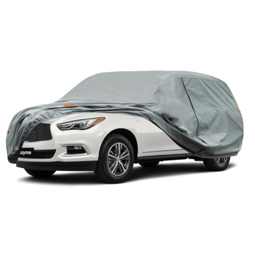 Image of Kayme Heavy Duty SUV Car Cover Custom Fit Infiniti QX60 Waterproof All Weather for Automobiles, Full Exterior Covers Sun Rain UV Protection.(Deliver About 3-10 Days)