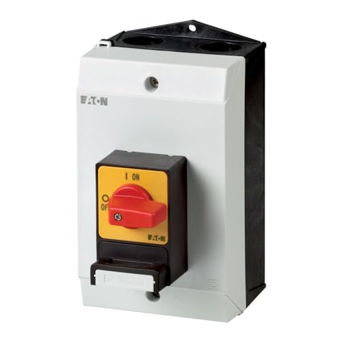 Interrupteur principal Eaton 218983 à 5 broches de 20 A pour coupure d'urgence en construction