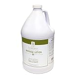 Master Massage Organic, Unscented, Vitamin-Rich & Water-Soluble Massage Lotion (Lotion - 1 Gallon -