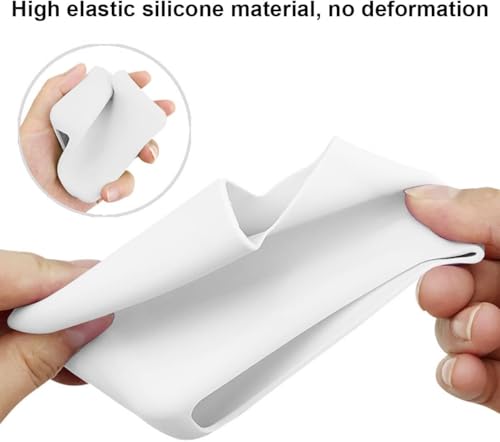 Image of Techmount Silicone Protective Cover for 29W /30W /35W MacBook Adapter Compatible with MacBook Air M2 M1 13 inch Models A2681 A2337 A2179 2020 (NOT FIT with Any Other Adapter) (White)