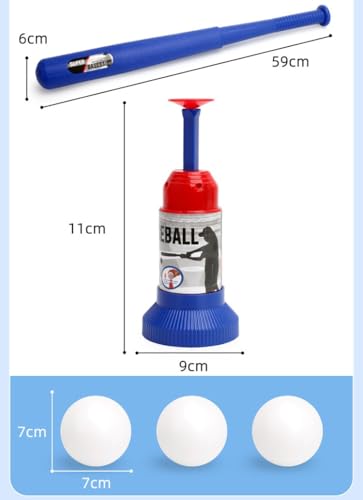 Tee de frappe de baseball résistant pour progresser au swing sans l'aide d'un lanceur - 3