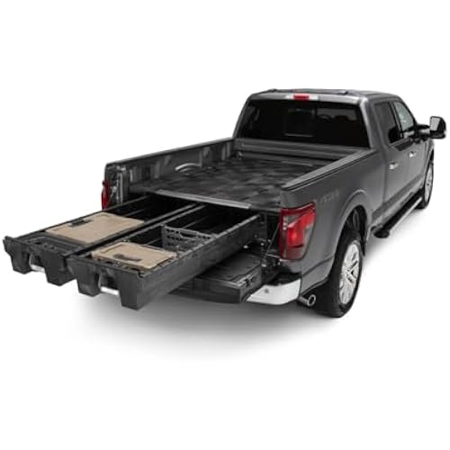 DECKED Truck Bed Storage System Includes System Accessories | Compatible with Nissan Titan (2004-2015) 5'7"