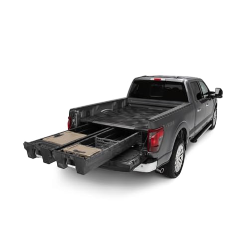 DECKED Truck Bed Storage System Includes System Accessories | Compatible with Nissan Titan (2016-current) 5'7"