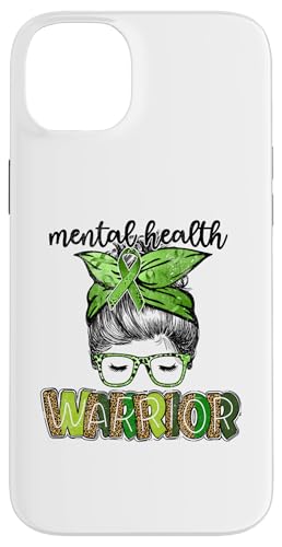 Mental Health Warrior Green Mental Health Awareness Women �X�}�z�P�[�X iPhone 14 Plus �p