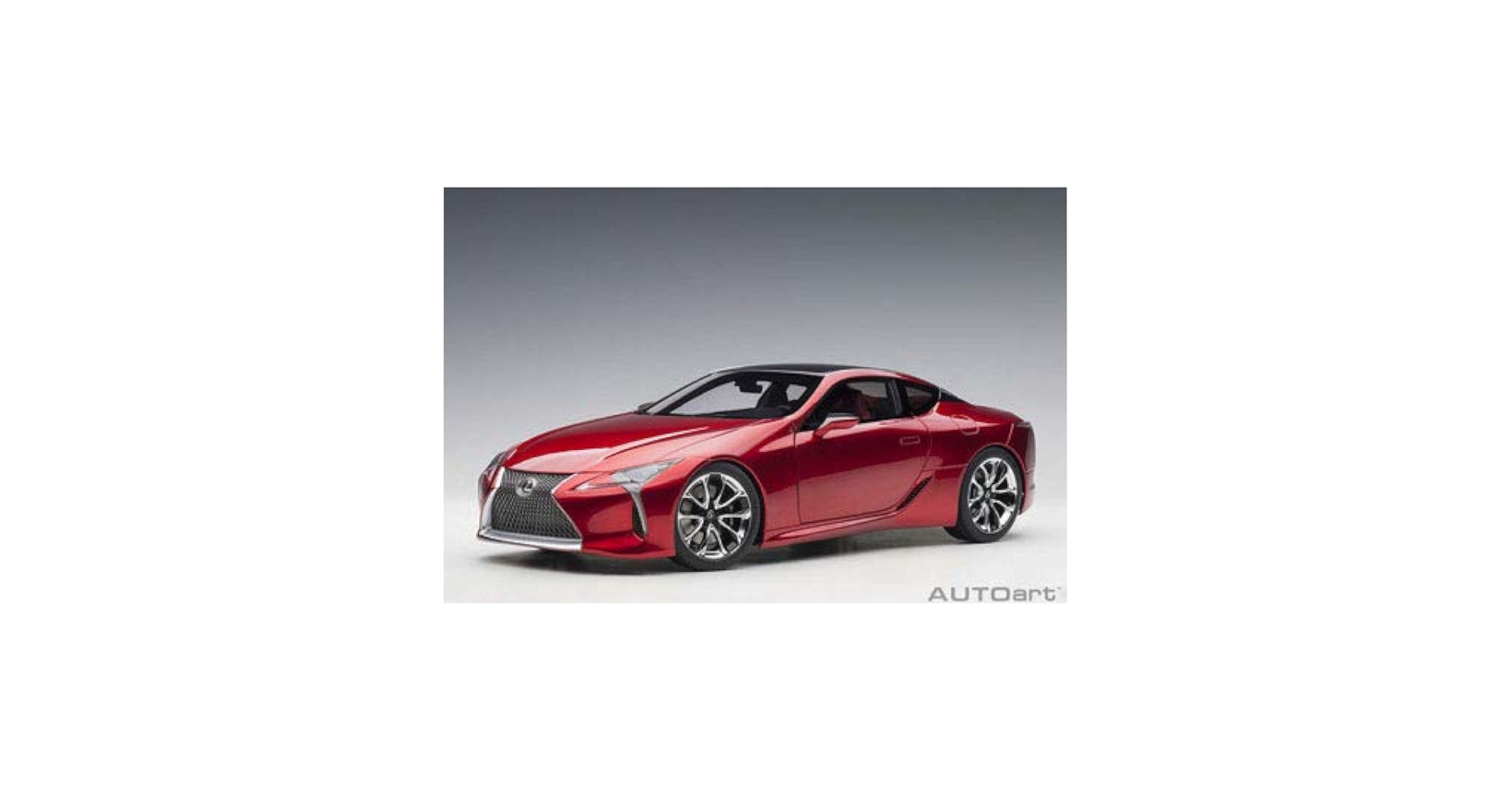 オートアート 1/18レクサス LC500レッドx ダークローズ　カスタム オートアート 1/18レクサス LC500レッドx ダークローズ カスタム