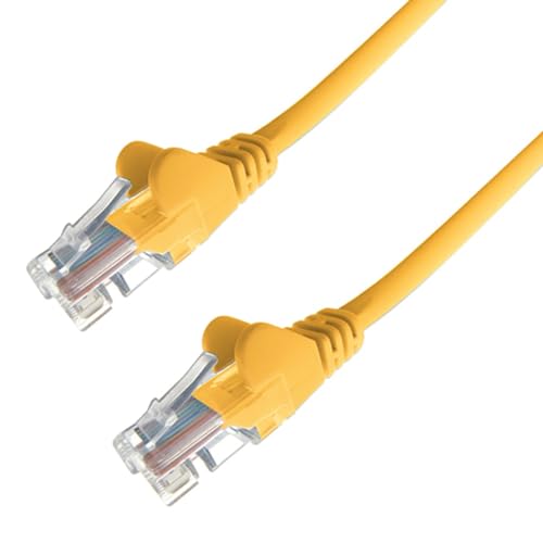 RGB Networks Ltd 5-Pack 0.5m RJ45 Cat 6 Ethernet Patch LAN Network Cable yellow - Image 2