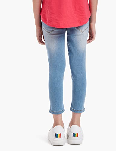 Amazon Brand - Symbol Girls Elasticated Slim Fit Denim Jeans (Jegging) Light Blue - Image 3 thumbnail
