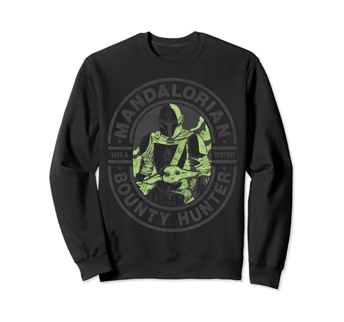Sweatshirt Star Wars Mando and Child avec impression textile haute définition