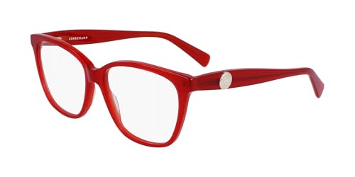 LONGCHAMP Damen LONGCHAMP LO2715 600 Optische Fassungen Acetat Rot  Quadratisch Normal Normal