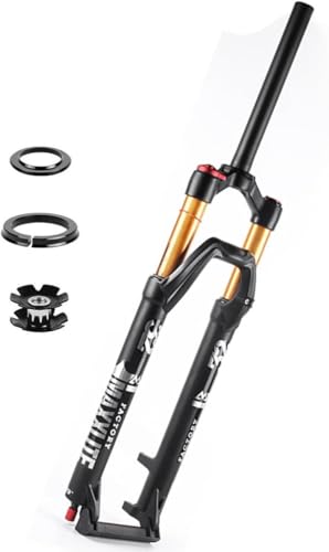 Suspension pneumatique VTT tube droit 1-1/8" pour un contrôle optimal en descente engagée