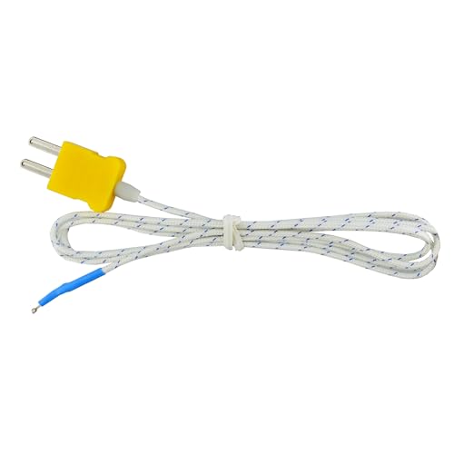 Image of ZIBOO 69435 K-Type Thermocouple Replacement,Compatible with Klein Tools multimeters and clamp Meters