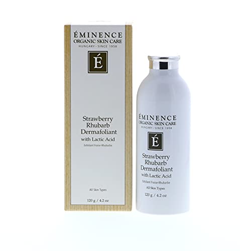 Eminence Strawberry Rhubarb Dermofoliant Lactic 4.2oz All Skin New Fresh Product