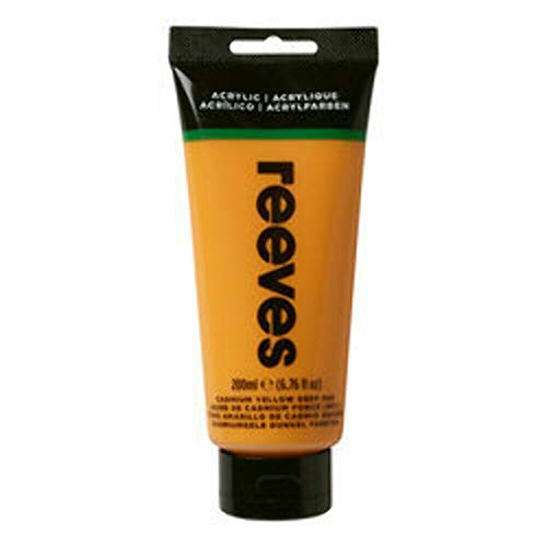 Reeves Colore Acrilico 200ml - Giallo di Cadmio