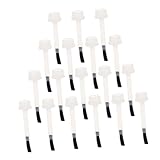 Suministros para uñas: es muy fácil de usar, solo necesita quitar el cepillo defectuoso de la tapa y reemplazarlo con un cepillo nuevo, mejorando así su trabajo, cepillo para botella de gel para uñas