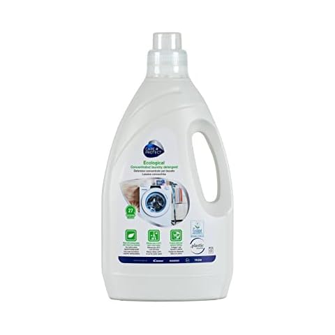 CARE + PROTECT Eco Friendly Laundry Detergent, for Machine and Hand Washing, Ecolabel Certified and Biodegradable Product, Hypoallergenic, without Dyes and Phosphates, 1.5 l for upto 27 Washes Cover