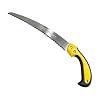Hand Pruning Saw with Curved Edge, 11 Inch 6 TPI CrV Hand Saw with Hard Teeth for Wood Cutting, Gardening, Tree Pruning, Camping, Gifts for Men