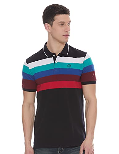 Image of Max Men's Men Striped Polo T-Shirt