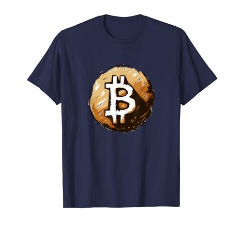 Bitcoin Cave Painting Funny Crypto Investor Bitcoin ETF T-Shirt