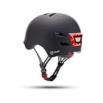 Youin Casco Homologado con LED Frontal y Trasera -...: Protección Completa y Homologada en Talla L (55-62cm): Este casco garantiza una protección completa para la cabeza. Homologado para patinetes y bicicletas, asegura tu seguridad en cada trayecto, cumpliendo con todas las normativas vigentes. Ideal par...