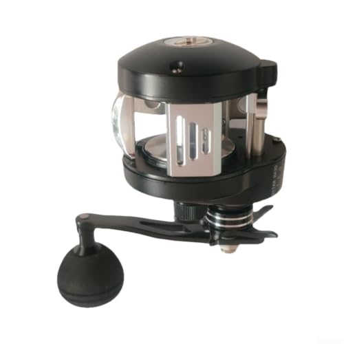 Round Baitcasting Reel 6.3:1 12kg Drag 5+1 BB Saltwater(Single Right Hand)