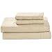 Stone & Beam Belgian Flax Linen Sheet Set, Breathable and Durable, King, Natural