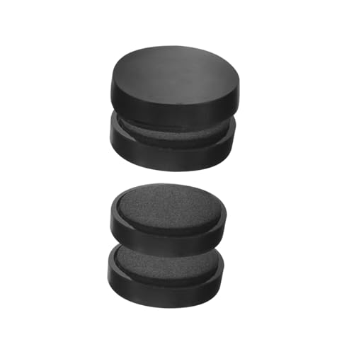 Abaodam 4pcsカウベルサイレンサーマグネットパーツ便利なシンバルミニサイレンサーマグネット交換磁気サイレンサー