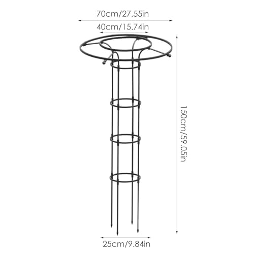 Structure verticale pour légumes et fleurs grimpantes en métal - 6