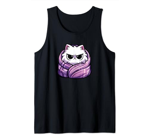 Gato enojado divertido lindo amante de los gatos Camiseta sin Mangas