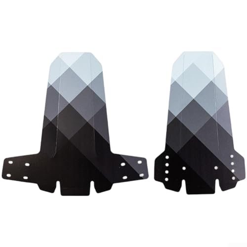 Guardabarros plegable multidireccional con fijación de correa y altura ajustable para bicicletas de montaña, diseñado para un uso estable en terrenos fangosos y ásperos (B)