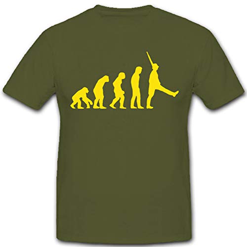 T-Shirt Singe Pierre Temps Humour Vert Idéal pour les Sorties