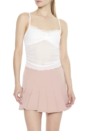 Forever 21 Women's Pleated A-line Mini Skirt4