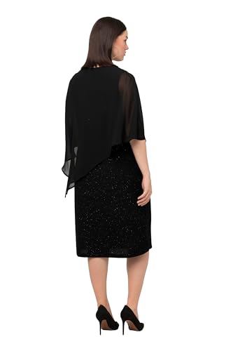 Robe double couche en mousseline Ulla Popken grande taille chic - 2