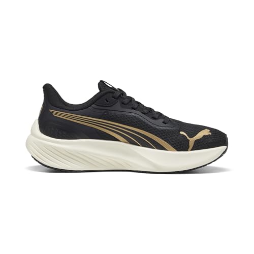 Puma Pounce Lite üniseks-yetişkin Koşu, PUMA Gold-Puma Siyah, 37 EU