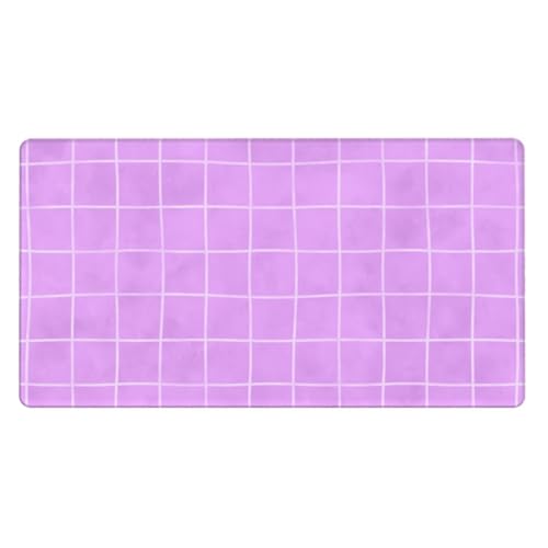 Grand tapis de souris violet 80x30cm avec base caoutchouc antidérapante pour bureau