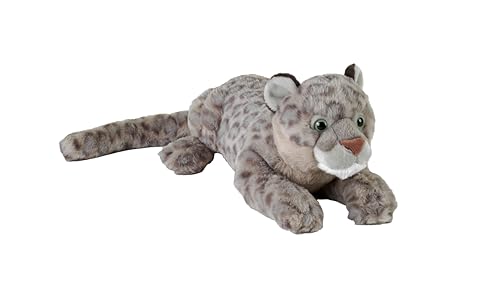 Wild Republic Earthkins Snow Leopard, Stuffed Animal, 15 Inches, Plush